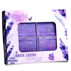 Lavanta Sulu Yüz ve El Gül Sabunu 80x4 Gr -Rosella